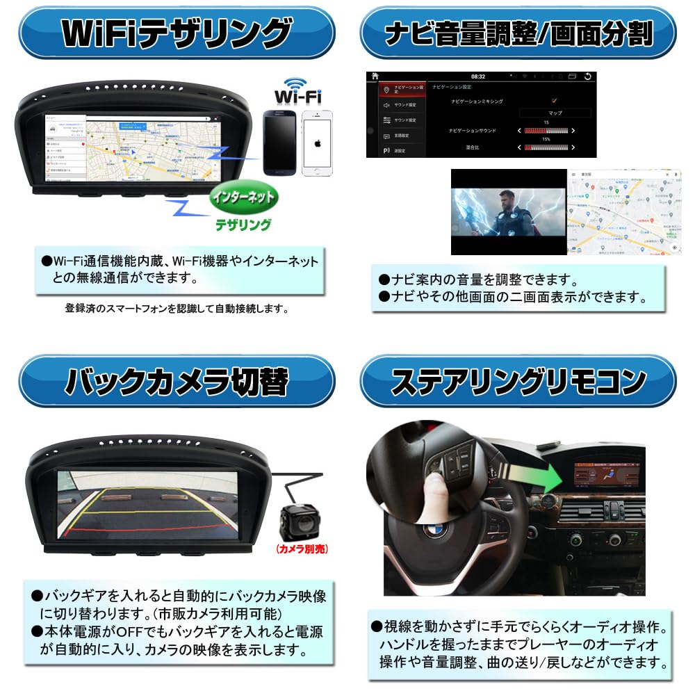 Amazon.co.jp: BMW専用 Androidカーナビ 12.3インチ タッチパネル X1